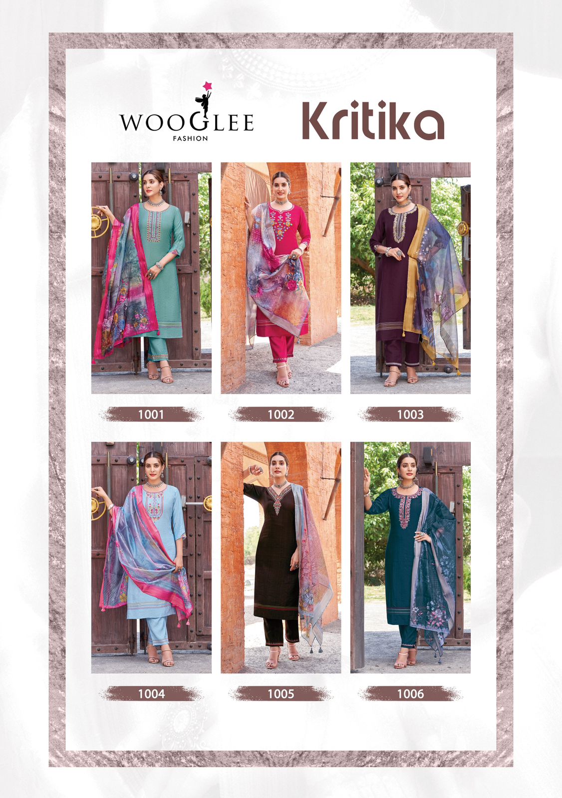 Kritika By Wooglee Viscose Weaving Kurti With Bottom Dupatta Wholesale Shop In Surat
